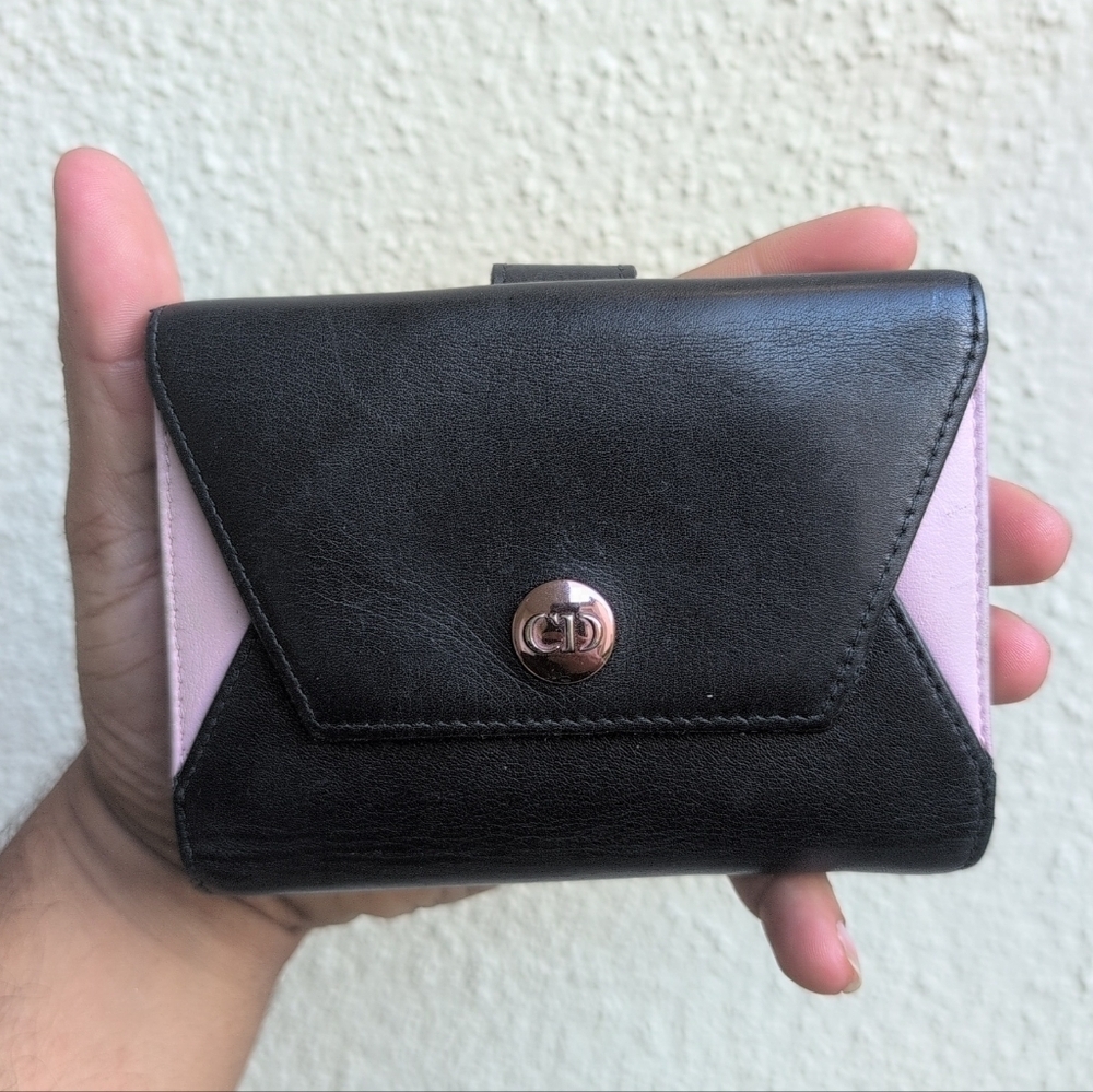 Dior Black and Pink Women's Wallet